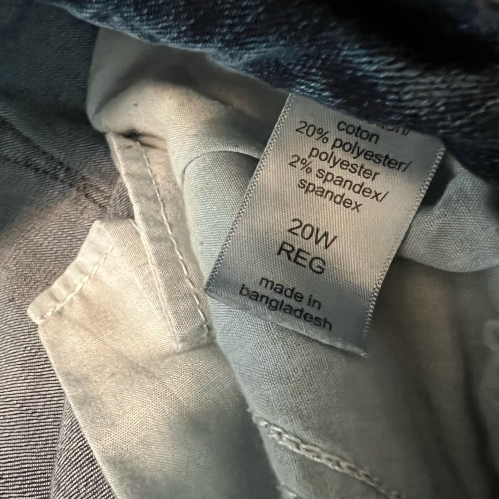 Maurices Deep Blue Ripped Boyfriend Jeans - Picture 3 of 4